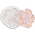 Miniatyrbillede 2 af 5: Håndlavet Resin Silikone 3d Hibiscus Blomsterform (hvid) 4 Stykker (LGL)