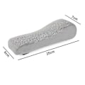 Miniatyrbillede 5 af 5: 1 par memory foam armlæn kontorstol armlæns puder og hævede skrå armlæn - universelle betræk til armlæn og albueaflastning LGL grey style1