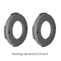 Miniatyrbild 2 av 3: 2x Monteringsplatta för Nest Cam Flexibel Utomhus eller Inomhus Ersättning LGL Gray Packaging 8 cm