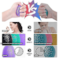 Miniatyrbillede 2 af 3: Håndterapibolde 3-pak Finger Gewaltenk Osteoarthritis Træning Håndtræningsbolde Håndterapi Træningsbolde Silikone Finger Toner LGL