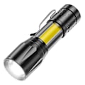 Miniatyrbillede 1 af 5: Super Lys LED Lommelygte Bærbar USB Genopladelig Nødlys Vandtæt Mini Ride Camping Bærbar Lommelygte LGL Plastic USB