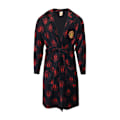 Pikkukuva 3 / 3: Miesten logollinen kylpytakki LGL Black/Red S
