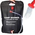 Camping solarduschväska, bärbar campingdusch, 20L, lämplig för utomhuscamping och resor (LGL)