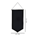 Miniatyrbild 3 av 4: 2 st Väggmonterad Märkesdisplay Canvas Emalj Brosch Samling Display Banner Medalj Nål Förvaring Slag Flagga Vimpel Ram (svart) (LGL)