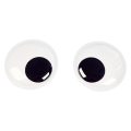 Miniatyrbild 5 av 5: Jumbo självhäftande Googly Wiggly ögon 7,5/10/15,4 cm för leksaker dockor DIY 10cm