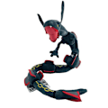 Miniatyrbillede 4 af 5: 80 cm Grøn Rayquaza Sort Drage Plyslegetøj Udstoppede Dukker Børnefødselsdagsgaver LGL Black