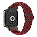 Miniatyrbilde 1 av 5: For Xiaomi Redmi Watch 3 Watch Strap Elastic Nylon Adjustable Smart Watch Band - Arrow [GGL] Wine red, Wine Red Style G Xiaomi Redmi Watch 3
