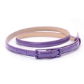 Miniatyrbillede 1 af 5: Bælte Tynd Stil Justerbar Kunstlæder Dame Taljebælte Til Daglig Brug LGL Purple