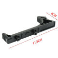 Miniatyrbild 3 av 3: Metall ergonomiskt främre grepp böjt vinklat tillbehör för Keymod-skenor[GL] Red