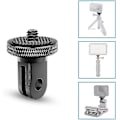 Miniatyrbillede 3 af 5: Tripod Adapter Kamera Mount Tilbehør Aluminium Adapter Montering af Kameraer Til For Gopro Mount og Andre Action Kameraer (2 Stykker, Sort) (LGL)