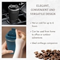 Miniatyrbild 3 av 4: Resemugg i svart, 380 ml (LGL)
