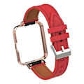 Miniatyrbilde 5 av 5: Lærreim for Xiaomi Mi Watch Lite / Redmi Watch For Xiaomi Mi Watch Lite / Redmi Watch LGL Red