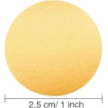 Pikkukuva 3 / 4: 300 pyöreää raaputusarkkitarraa (kulta, 2,5 x 2,5 cm) (LGL)