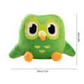 Miniatyrbilde 5 av 5: Grønn Duolingo Ugle Kosedyr Duo Plysj av Duo Uglen Tegneserie Anime Ugle Dukke One Size (LGL)