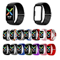 Pikkukuva 4 / 4: Nyloninen neulottu elastinen ranneke Oppo Watch Free -kellolle, vaihdettava ranneke kellokotelolla LGL Multicolor Style C Other OPPO Models