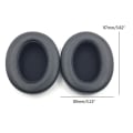 Miniatyrbillede 5 af 5: Elastiske ørepuder til Sony Wh-xb910n Xb910n hovedtelefoner Black