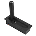 Miniatyrbillede 4 af 5: LED Lampe til Væggen over Sengen Sengelampe Væglampe Indbygget Automatisk Kontakt Væg, Bl LGL Black