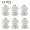 Miniatyrbilde 1 av 5: 12 stk/6 par erstatningselektrodeputer for Omron-massasjeapparater Elepuls Long Life Pad LGL