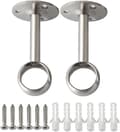 Gardinstångsfäste Garderobstångsfäste med Skruvar Takfäste Diameter 32mm, 2 st 32mm (LGL)