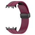 Miniatyrbilde 1 av 3: For Huawei Watch D2 Magnetisk Sammenleggbar Spenne Silikon Klokkereim Erstatning Armbånd LGL Multicolor Style H