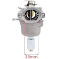Miniatyrbillede 3 af 5: 799727 Karburator til Briggs & Stratton 14hk 15hk 16hk 17hk 18hk Carb- Ssxjv