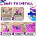 Miniatyrbilde 4 av 4: Grønn Multi-Purpose Penselrenser med 4-Hulls Penselholder LGL