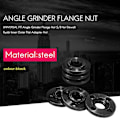 Miniatyrbillede 2 af 5: 6 Pak Sliber Flangemøtrik 5/8 Til 224399-1 193465-4 224568-4 9005bz 9015b Erstatning LGL black