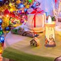 Miniatyrbilde 3 av 5: Flammeløse Julelys | Batteridrevne Blinkende Julelys, Juletré Dekal Lys for Høytider, Hjem, Festdekorasjon (LGL)