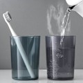 Miniatyrbillede 2 af 5: 4 stk. Tandkrus, Tumbler Tandbørstekrus, Plastik Tandbørsteholder til Badeværelse, Genanvendeligt Krus, Multifunktionelt Krus (LGL)