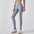 Miniatyrbild 2 av 5: Snabbtorkande Yogakläder för Kvinnor Fitness Tights Yogabyxor LGL Gray M
