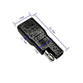 Miniatyrbild 2 av 5: SAE Polaritetsomvandlare, SAE Hane till SAE Hona Snabbkopplings Solar Förlängningskontakt för Fordon, Solpanelbatteri (2-pack) (LGL)