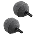 2 st 30 mm Akvarium Boll Bubbla Luftstenar Diffusor för Akvarium Hydroponisk Pump (LGL)