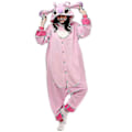 Miniatyrbild 2 av 5: Stitch Pyjamas Anime Tecknad Sovkläder Outfit Jumpsuit LGL Pink S
