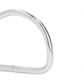 Miniatyrbild 3 av 4: 20 st D-ringar Enkel montering Elektropläterad yta Robust Hållbar Blekningsfria Metall D-ringar 4,8x40x30mm (LGL)