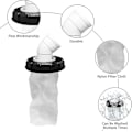 Miniatyrbillede 3 af 5: Låg med IBC-filter, 163mm IBC-lågfilter, IBC-filterlåg med vaskbart filter, IBC-låg med DN 75 45 bøjning, regnvandsfilter til IBC-vandtank