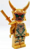 Palikkafiguuri Kultainen Lloyd Oni Ninja (LGL)