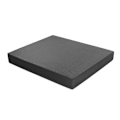 Miniatyrbillede 1 af 5: TPE Fortykket Balance Pad Flad Støtte Ankel Genoptræning Træningsmåtte til Yoga Fitness Balance Træning LGL Black
