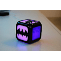Miniatyrbillede 2 af 5: Superhelt Batman Alarmur 3d Stereo Stum LED Nattelys Elektronisk Ur Højre Spil (syv Farver Usb Opladning) [L]