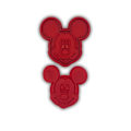Miniatyrbilde 2 av 5: Mikke Mus kakeform baking Minnie Donald Daisy Rød M (LGL)