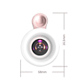 Miniatyrbillede 2 af 4: Universal Mobiltelefon 15x Makro Linse Fyldlys Selfie Led Ring Clip Flash Lys LGL Pink