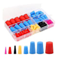 Miniatyrbilde 2 av 5: 100 stk silikon gummi koniske plugger, høye temperaturbestandige gummistoppere for hullplugger, spr [LGL]
