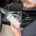 Miniatyrbilde 5 av 5: 2 i 1 USB Dobbel Type C Kabel Splitter Mobiltelefon Ladekabel Bærbar LGL Black 1m