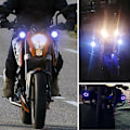 Miniatyrbilde 5 av 5: Angel Eye U7 Motorsykkel LED Lys Transformers Laserpistol Motorsykkel Lys LGL U7-White Light