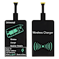 Miniatyrbild 2 av 5: Bandkabeladapterkit Trådlös QI-laddningsadapter smartphone Micro-USB-port LGL White