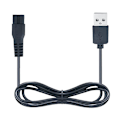 Miniatyrbild 1 av 4: Elektrisk husdjursskärare USB-laddningskabel Strömkabel för C6/c7 Hårklippare Laddning [GGL] Black 1 Pcs