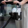 Miniatyrbillede 3 af 3: 2-i-1 Barnevogn Kopholder Organizer: Universal Kopholder Til Barnevogne, Cykler, Kørestole LGL