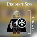 Miniatyrbillede 4 af 5: Middelalderlige figurer Gamle romerske minifigurer Riddere Soldat Actionfigurer Korsfarere Heste Byggeklodser Legetøj Børnelegetøj Gaver Samlinger[GL]