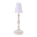Miniatyrbilde 1 av 5: 1:12 Dukkehus Miniatyr Gulvlampe Led Lys Dukkehus Møbler Leke[GL] White 1 Pcs