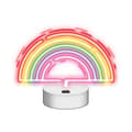 Miniatyrbillede 1 af 2: Neon LED RAINBOW med stativ Batteri + USB FOREVER Light multifarvet (LGL) Multifärg multicolor