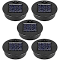 Miniatyrbild 1 av 5: 5-pack reservdelar för solcellslampor (övre storlek 7 cm, nedre storlek 6 cm), 7 varmvita LED-lampor, vattentäta [LGL] As Shown